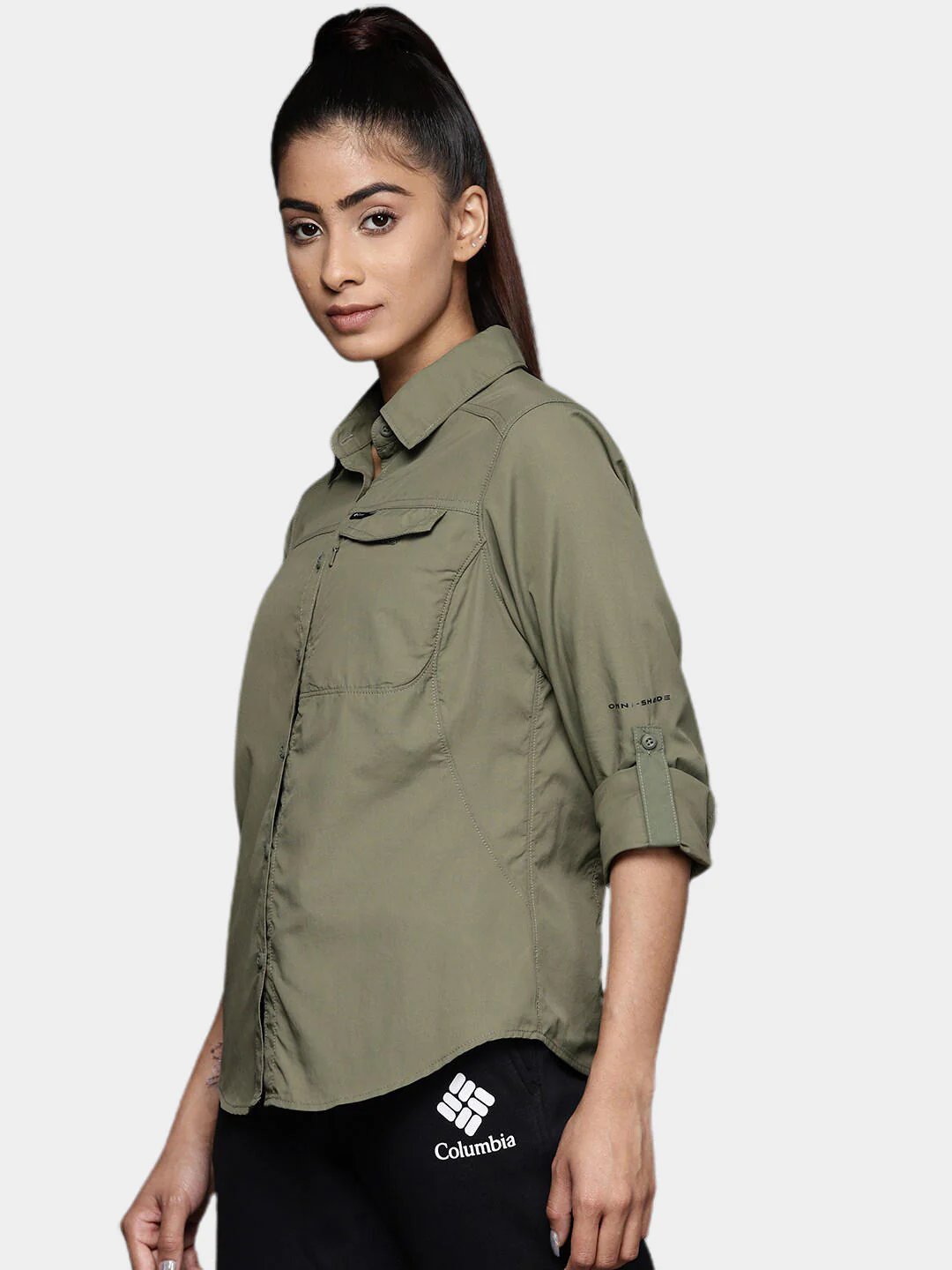 Columbia Women Green Silver Ridge 2.0 Long Sleeve (Sun Protection) - Image 13
