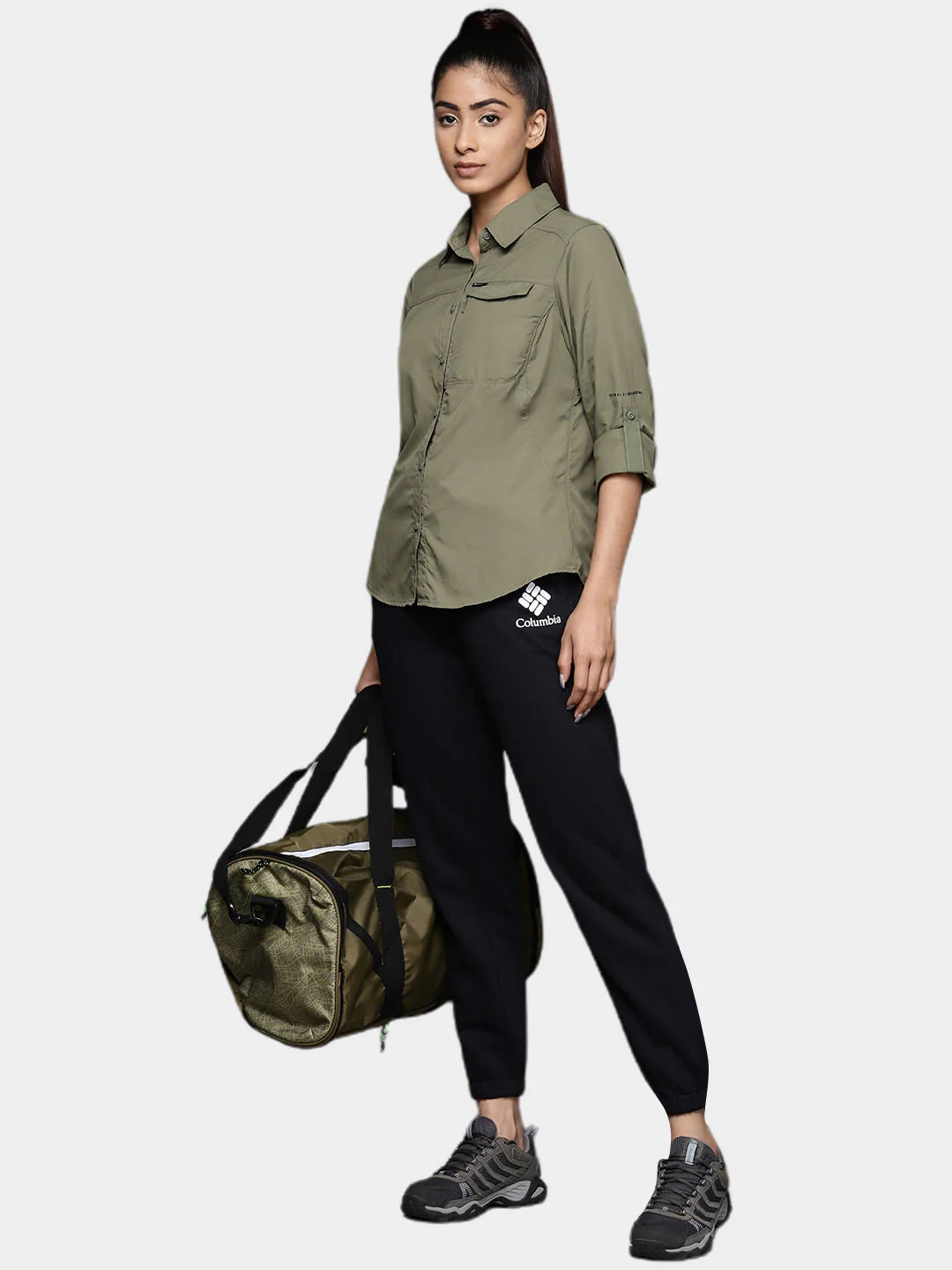Columbia Women Green Silver Ridge 2.0 Long Sleeve (Sun Protection) - Image 14