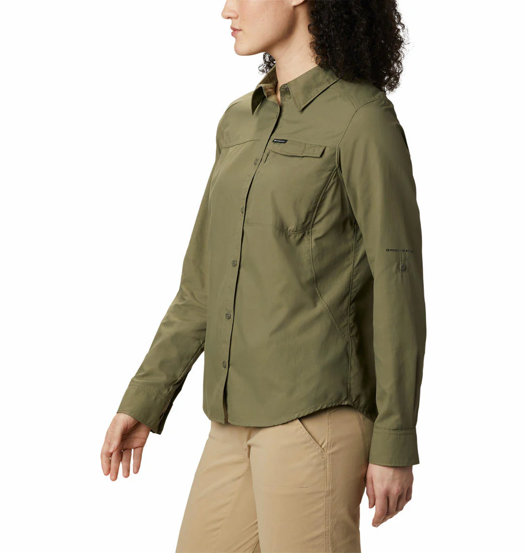 Columbia Women Green Silver Ridge 2.0 Long Sleeve (Sun Protection) - Image 2