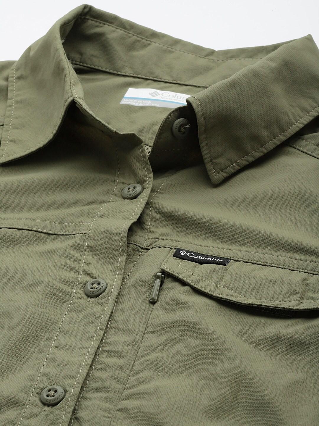 Columbia Women Green Silver Ridge 2.0 Long Sleeve (Sun Protection) - Image 8