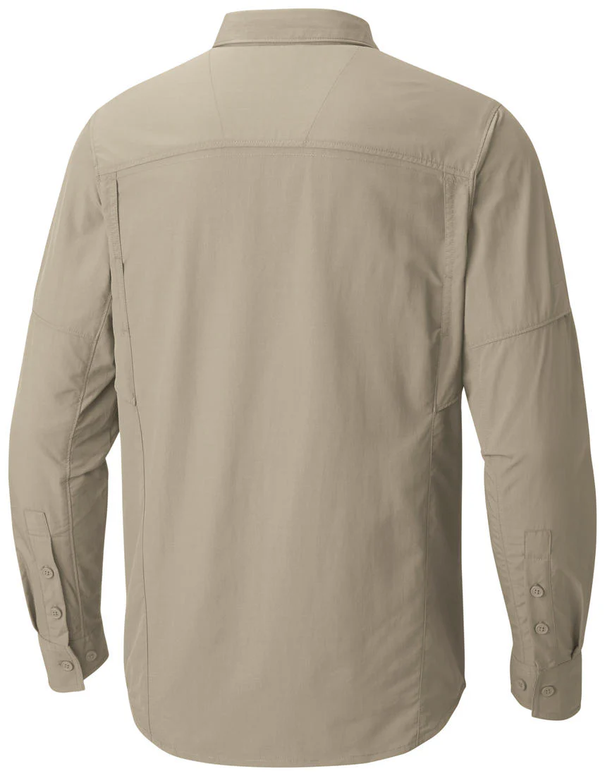 Columbia Men Beige Silver Ridge Long Sleeve Shirt (Sun Protection) - Image 2