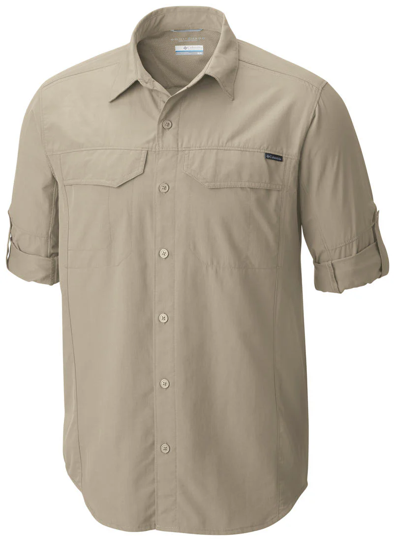 Columbia Men Beige Silver Ridge Long Sleeve Shirt (Sun Protection) - Image 3