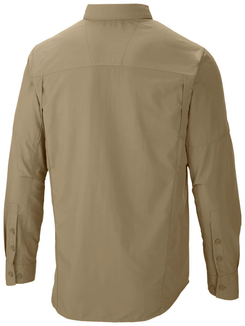 Columbia Men Brown Silver Ridge Long Sleeve Shirt (Sun Protection) - Image 4