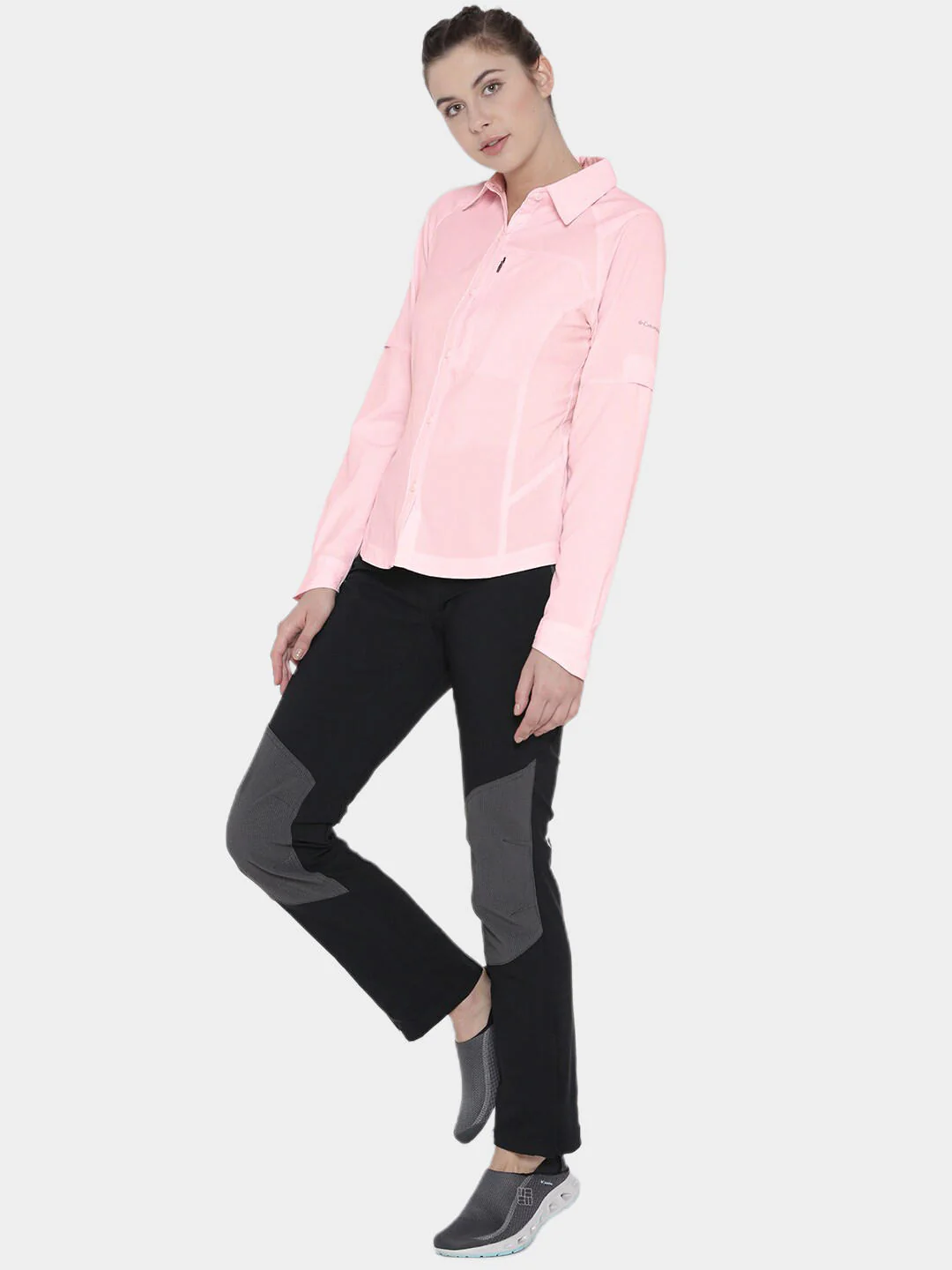 Columbia Women Red Silver Ridge Long Sleeve Shirt (Sun Protection) - Image 10
