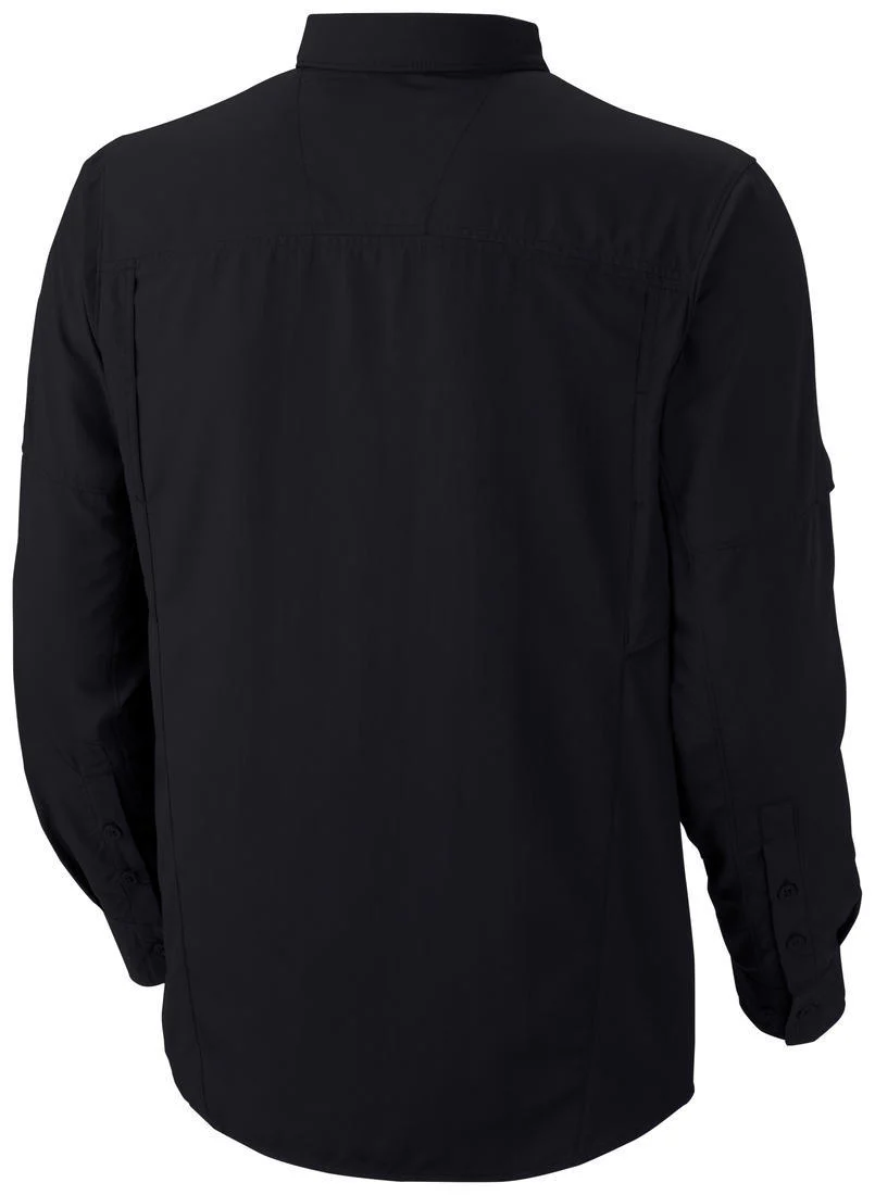 Columbia Men Black Silver Ridge Long Sleeve Shirt (Sun Protection) - Image 4