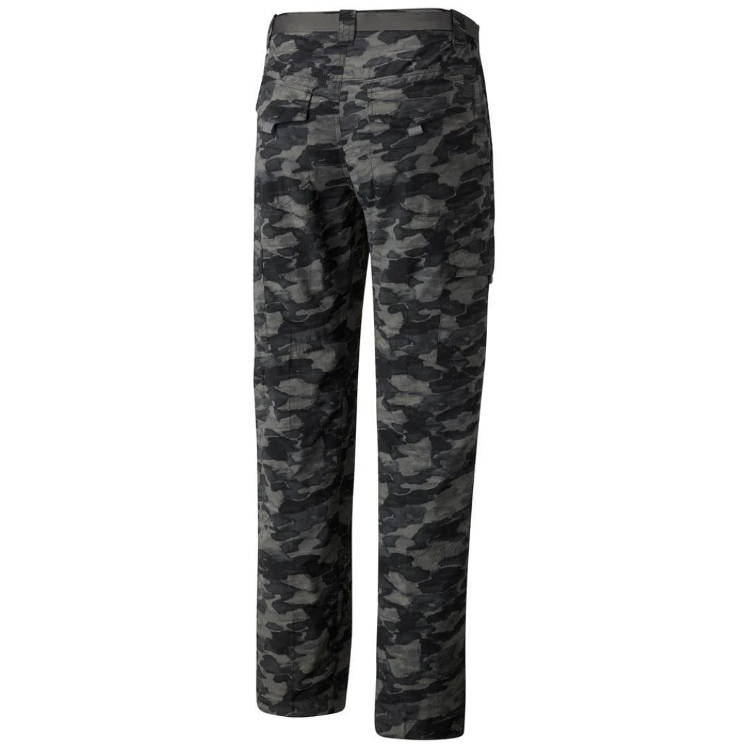 Columbia Men Black Silver Ridge Printed Cargo Pant (Sun Protection) - Image 2