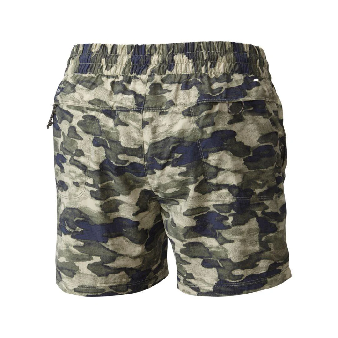 Columbia Women Green Silver Ridge Printed Pull On Short (Sun Protection) - Image 2