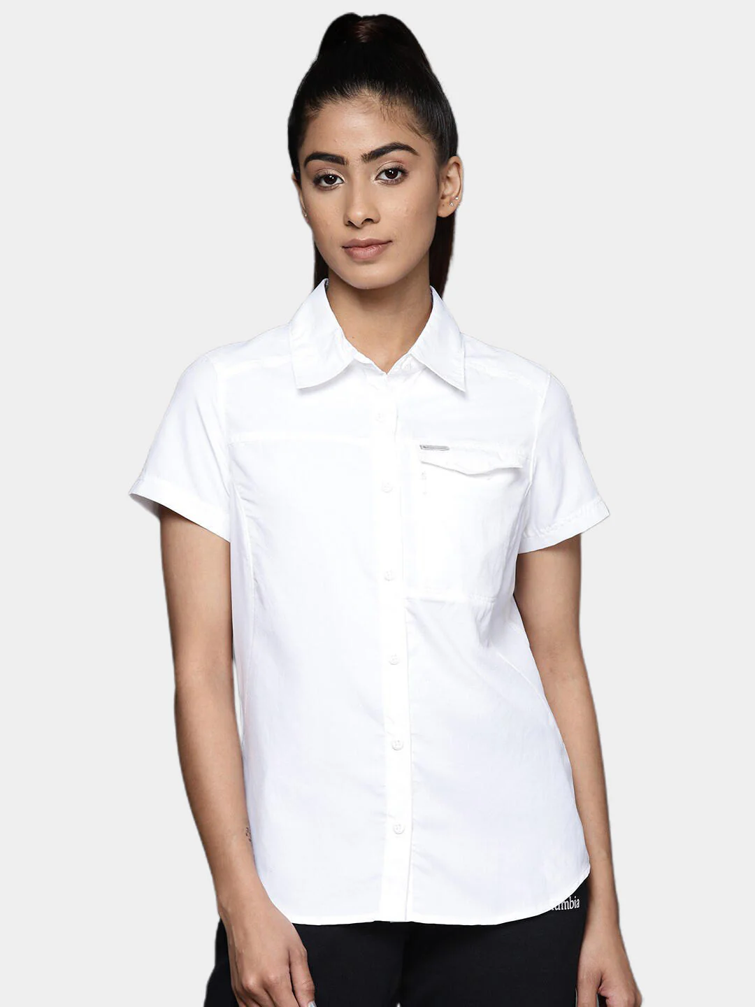 Columbia Women White Silver Ridge 2.0 Short Sleeve (Sun Protection) - Image 10