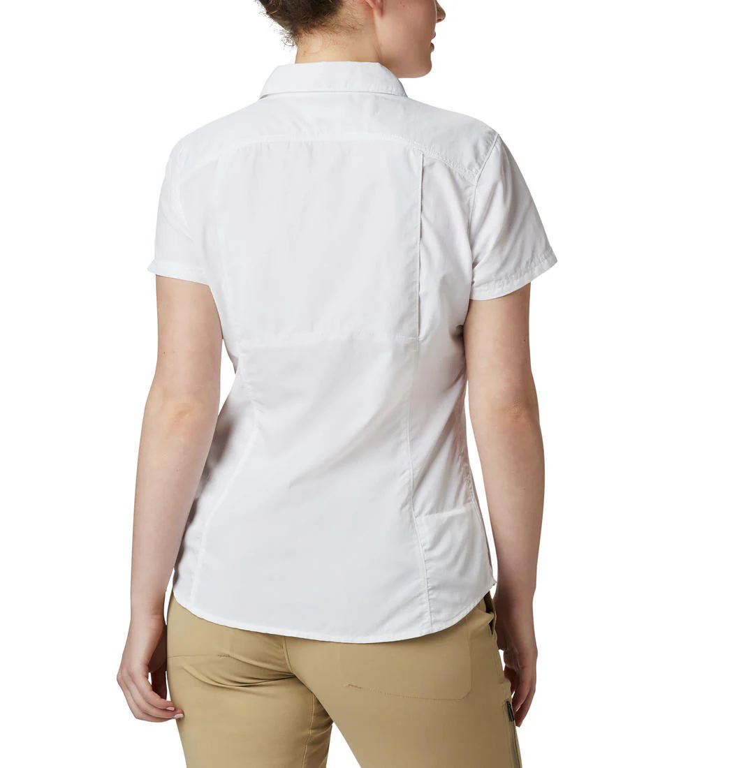 Columbia Women White Silver Ridge 2.0 Short Sleeve (Sun Protection) - Image 6