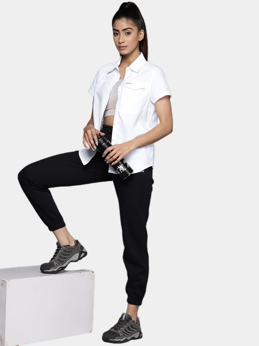 Columbia Women White Silver Ridge 2.0 Short Sleeve (Sun Protection) - Image 9