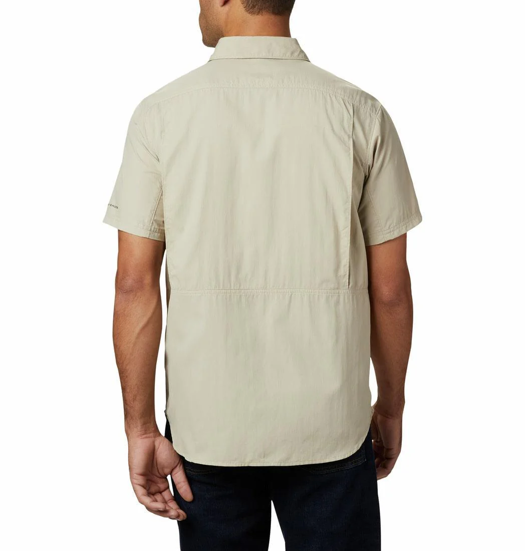 Columbia Men Beige Silver Ridge 2.0 Short Sleeve Shirt (Sun Protection) - Image 2