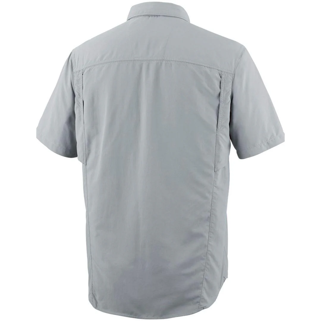 Columbia Men Grey Silver Ridge Short Sleeve Shirt (Sun Protection) - Image 2