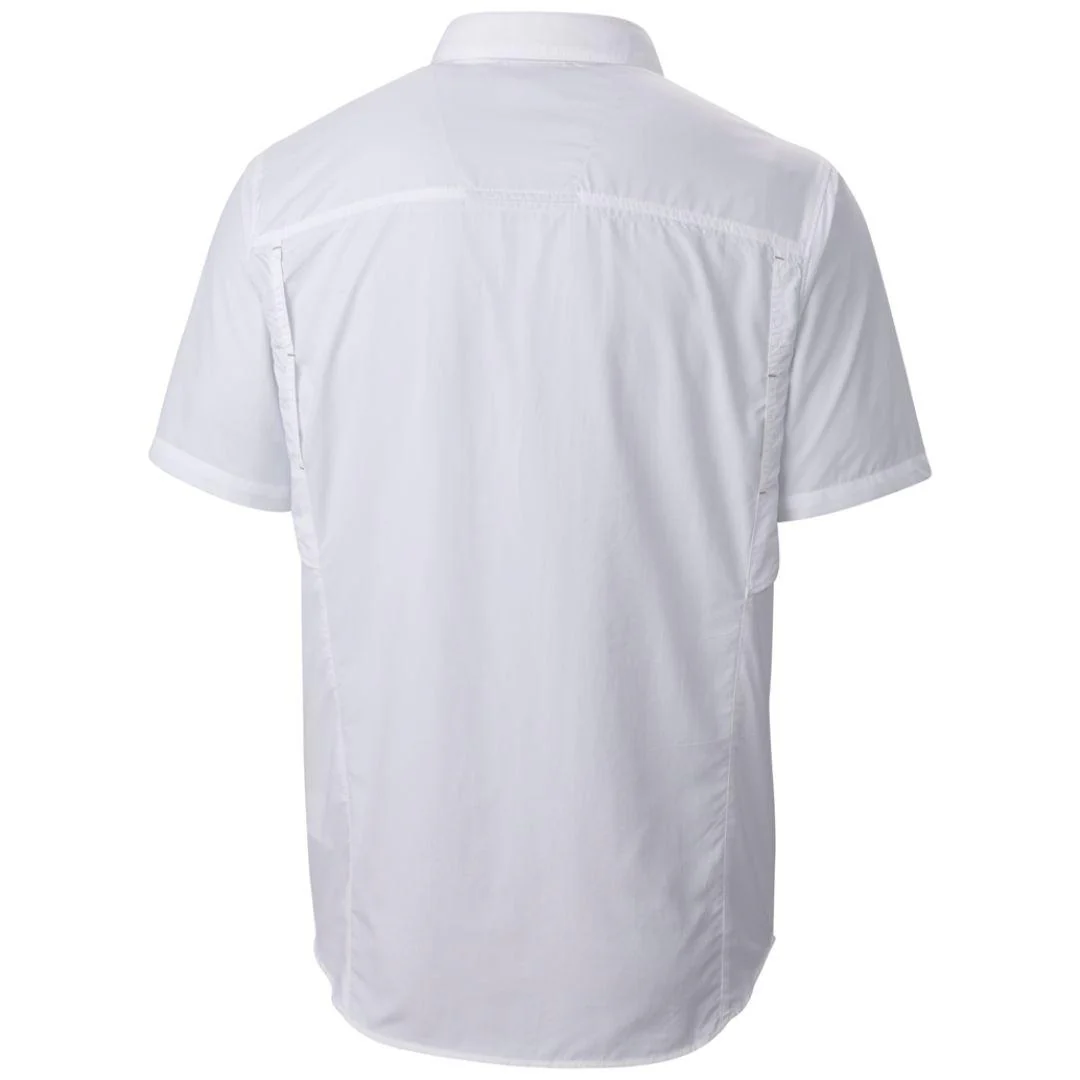 Columbia Men White Silver Ridge Short Sleeve Shirt (Sun Protection) - Image 2
