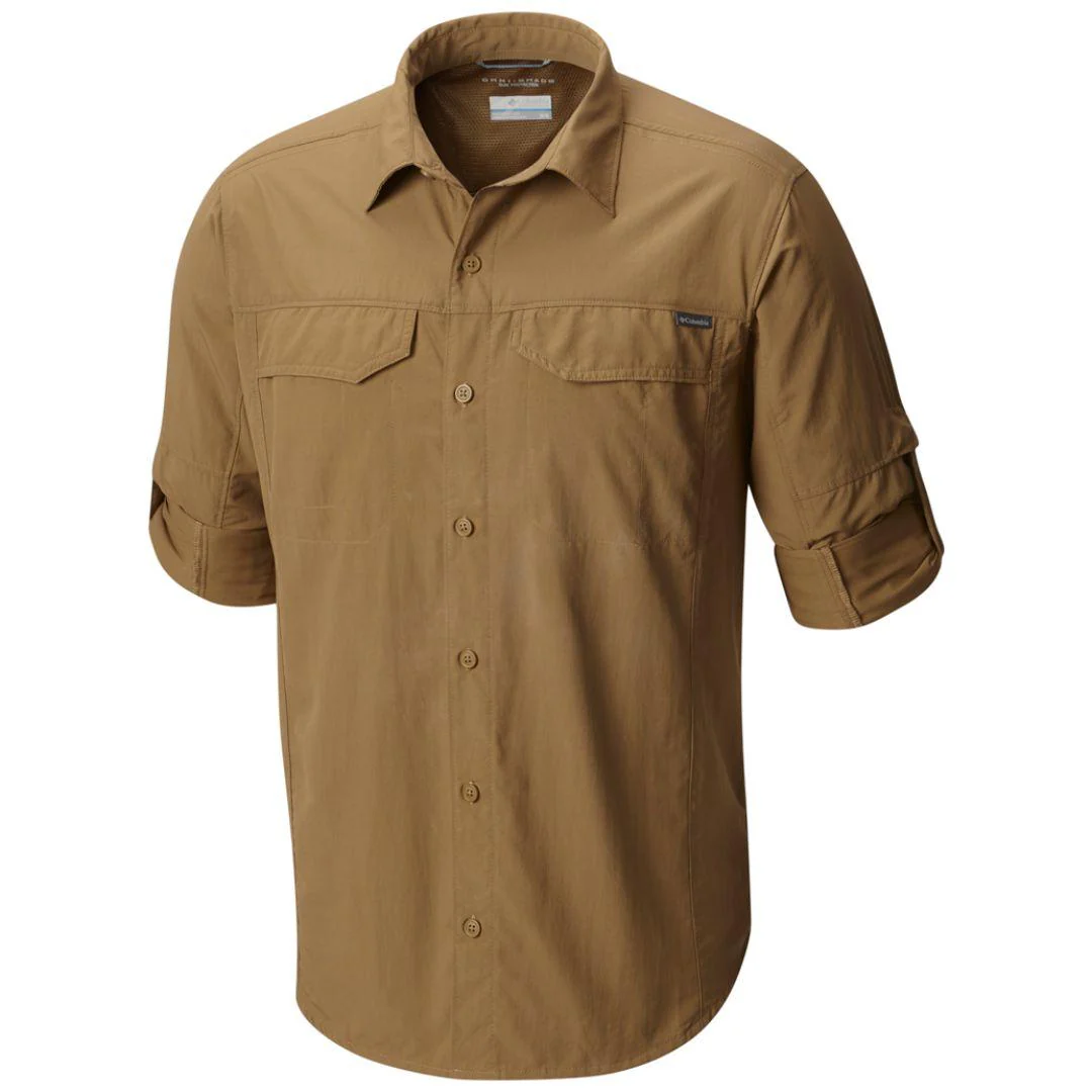 Columbia Men Brown Silver Ridge Short Sleeve Shirt (Sun Protection) - Image 2