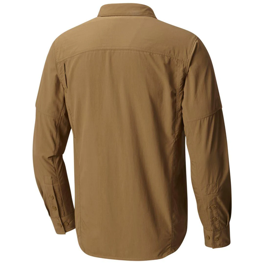 Columbia Men Brown Silver Ridge Short Sleeve Shirt (Sun Protection) - Image 3