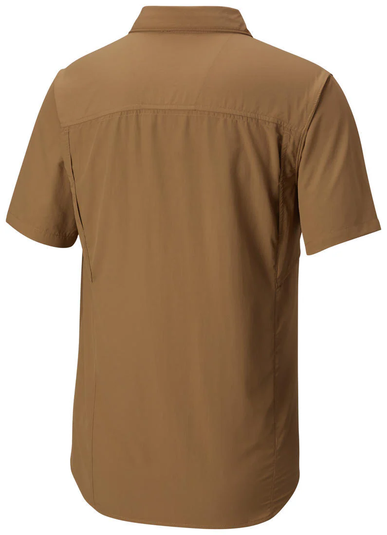 Columbia Men Brown Silver Ridge Short Sleeve Shirt (Sun Protection) - Image 2