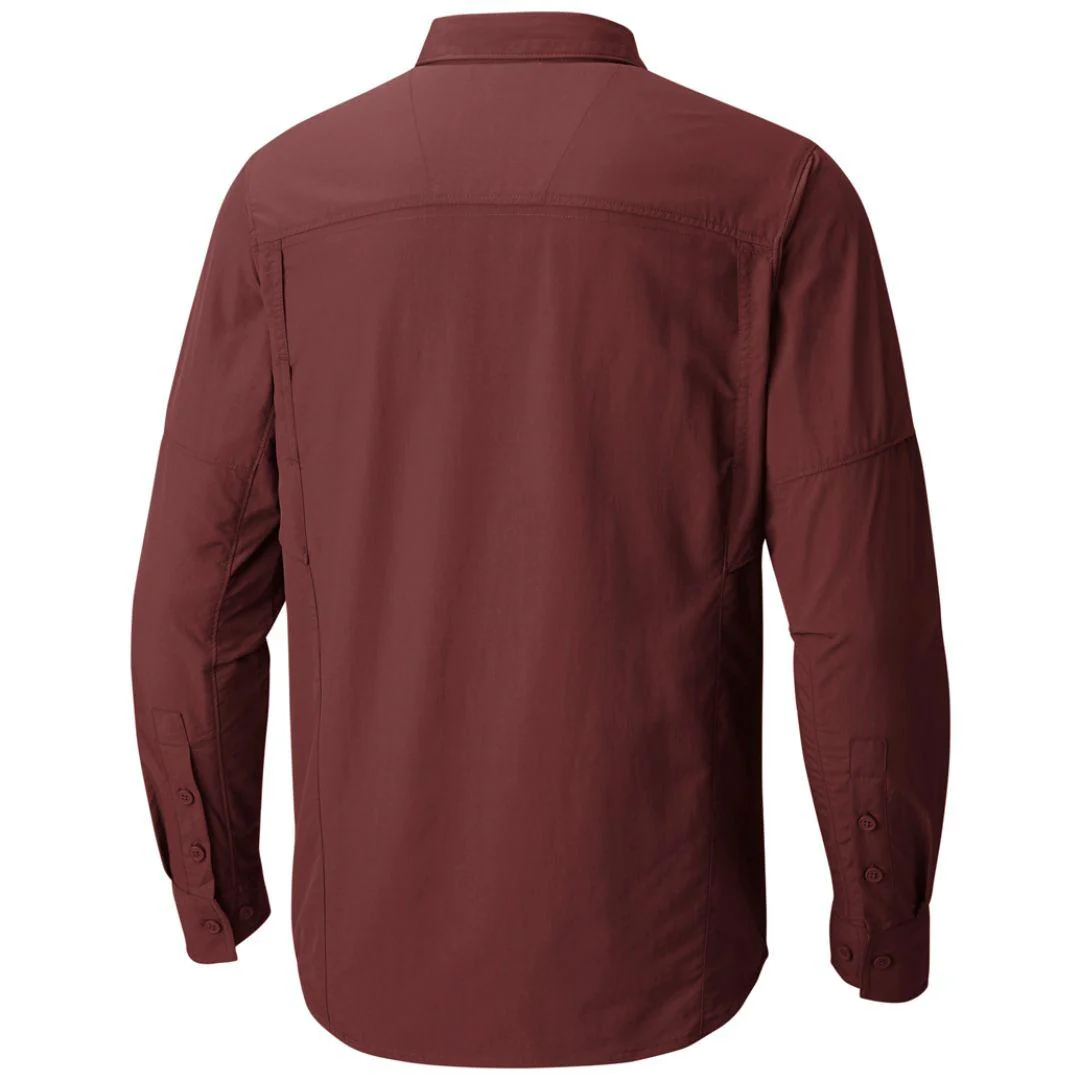 Columbia Men Orange Silver Ridge Short Sleeve Shirt (Sun Protection) - Image 3