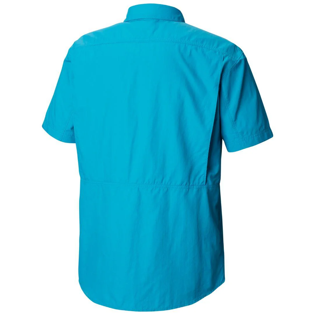 Columbia Men Blue Silver Ridge 2.0 Short Sleeve Shirt (Sun Protection) - Image 2