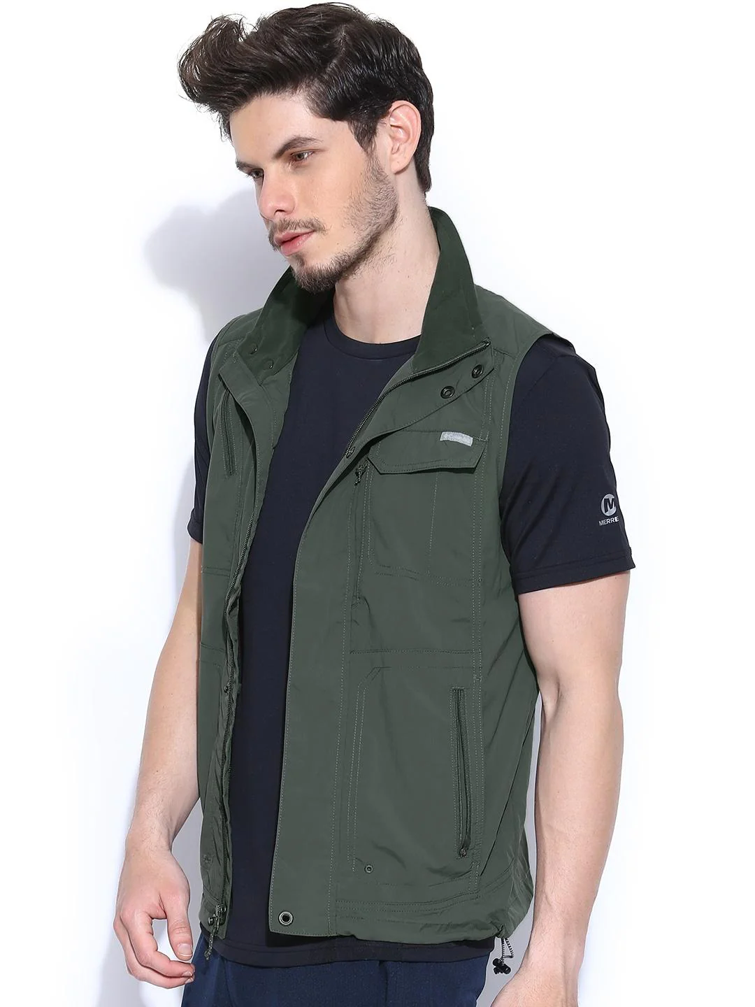 Columbia Men Green Silver Ridge Vest (Sun Protection) - Image 3