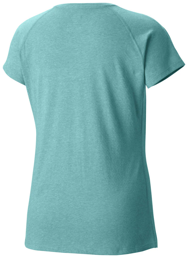 Columbia Women Green Silver Ridge Zero Short Sleeve Shirt - Image 2