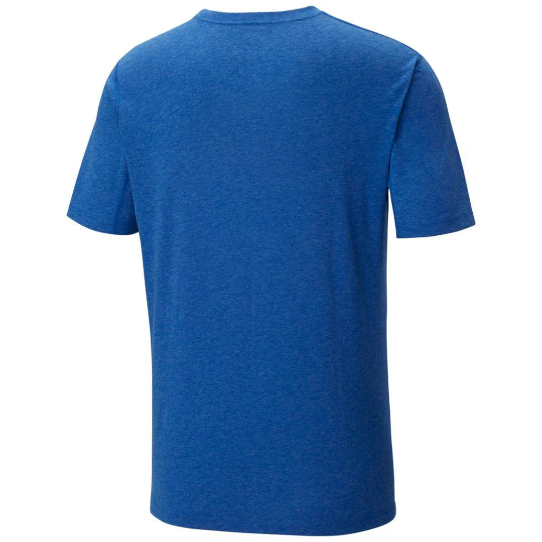 Columbia Men Blue Silver Ridge Zero Short Sleeve Shirt - Image 2
