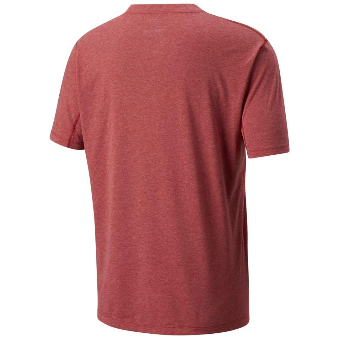 Columbia Men Red Silver Ridge Zero Short Sleeve Shirt - Image 2