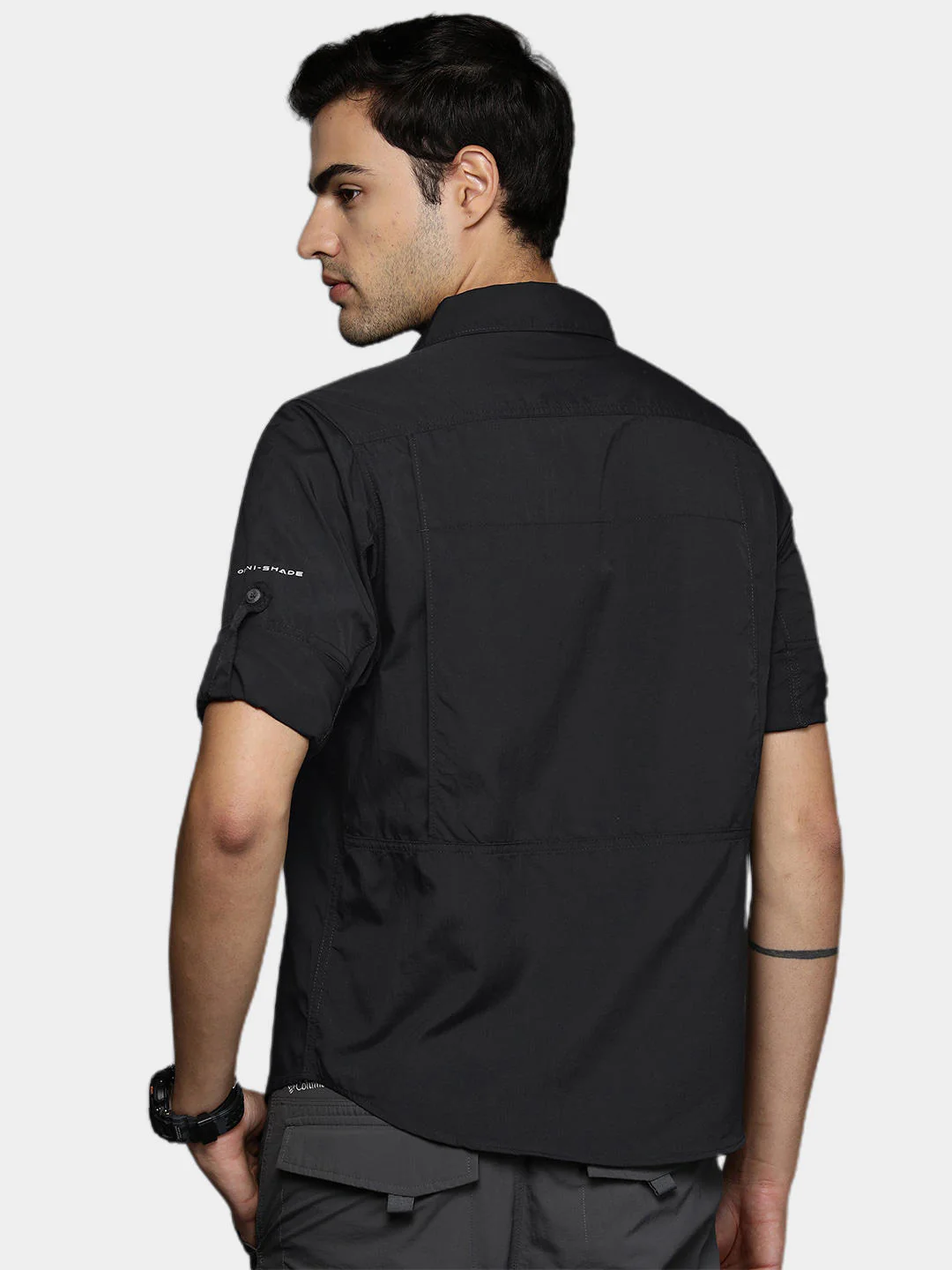 Columbia Men Black Silver Ridge2.0 Long Sleeve Shirt (Sun Protection) - Image 10