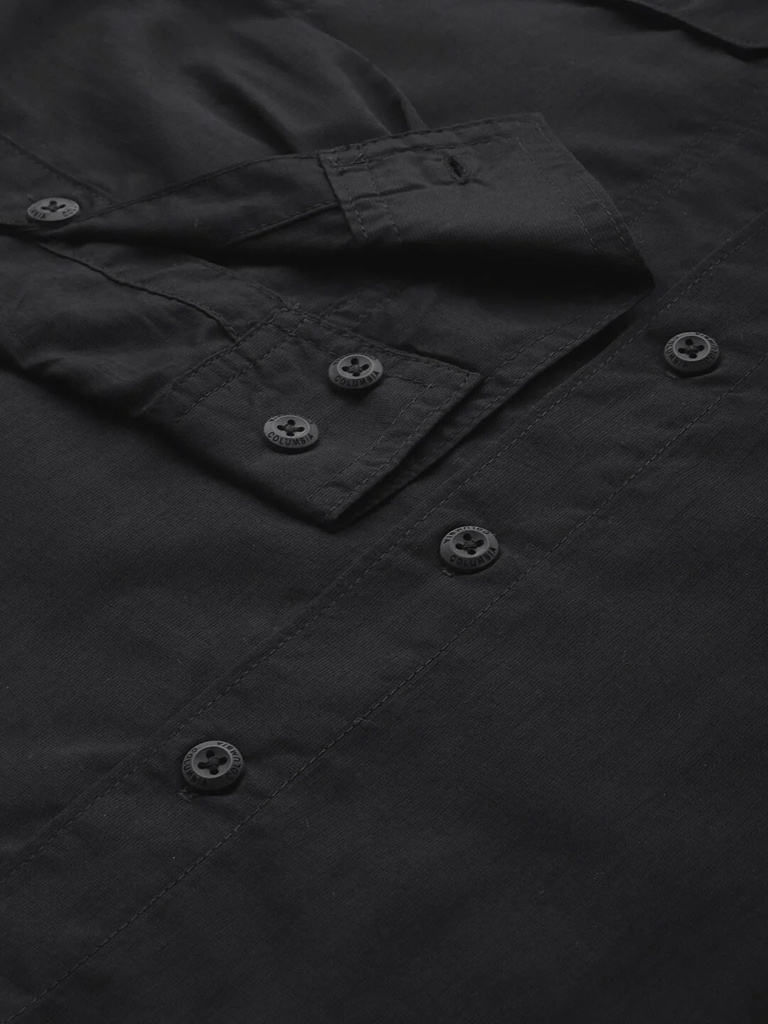 Columbia Men Black Silver Ridge2.0 Long Sleeve Shirt (Sun Protection) - Image 5