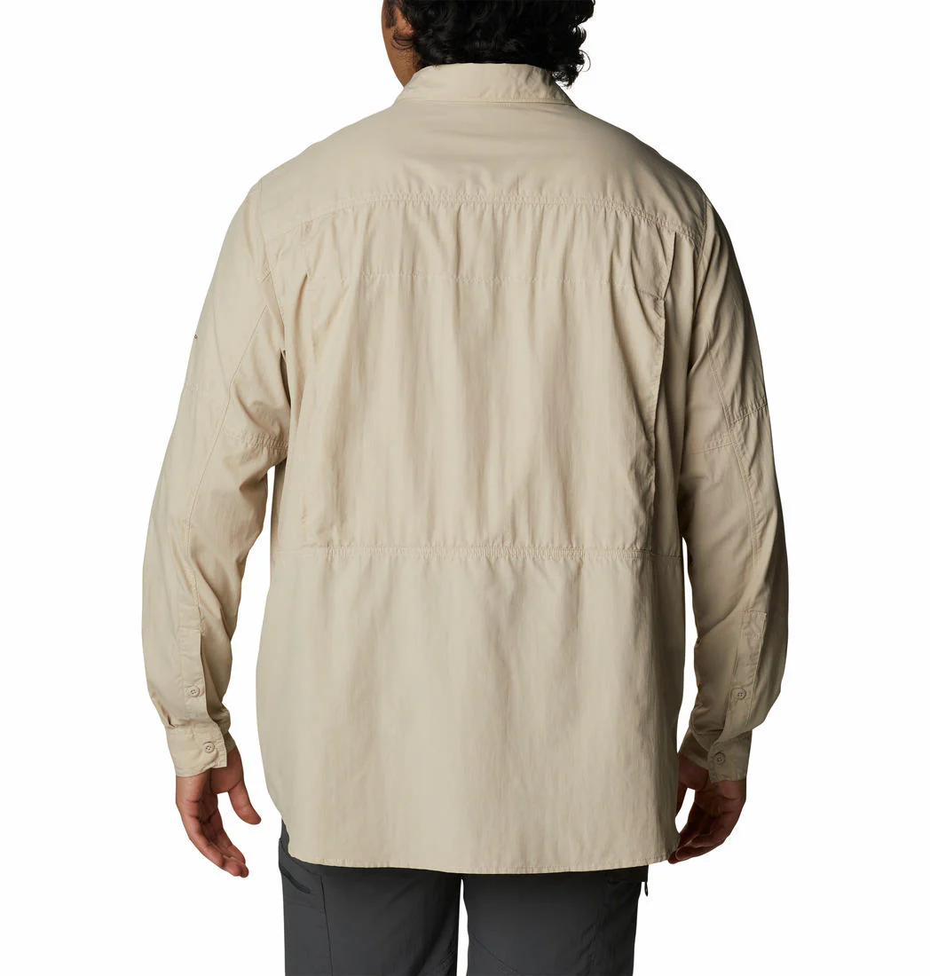 Columbia Men Beige Silver Ridge2.0 Long Sleeve Shirt (Sun Protection) - Image 2