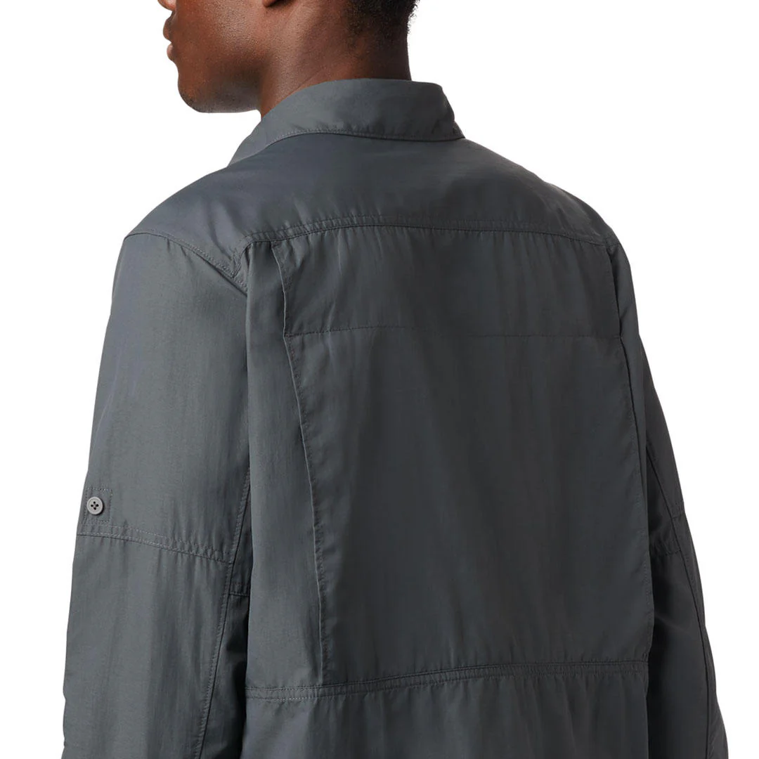 Columbia Men Grey Silver Ridge2.0 Long Sleeve Shirt (Sun Protection) - Image 5