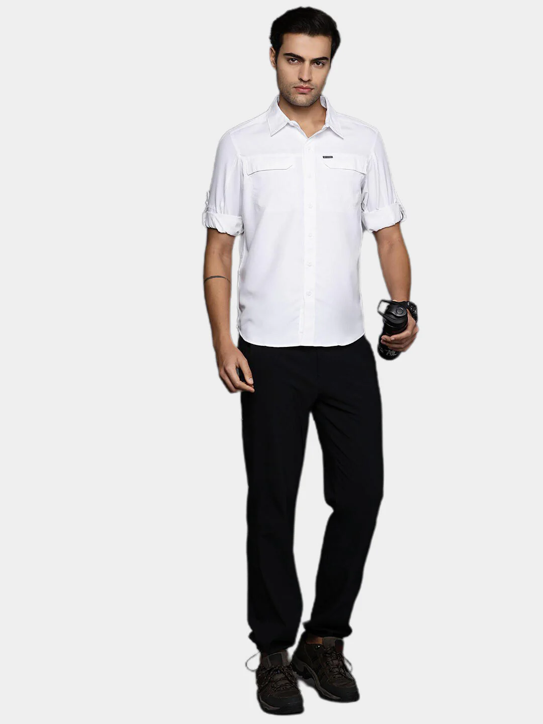 Columbia Men White Silver Ridge2.0 Long Sleeve Shirt (Sun Protection) - Image 11
