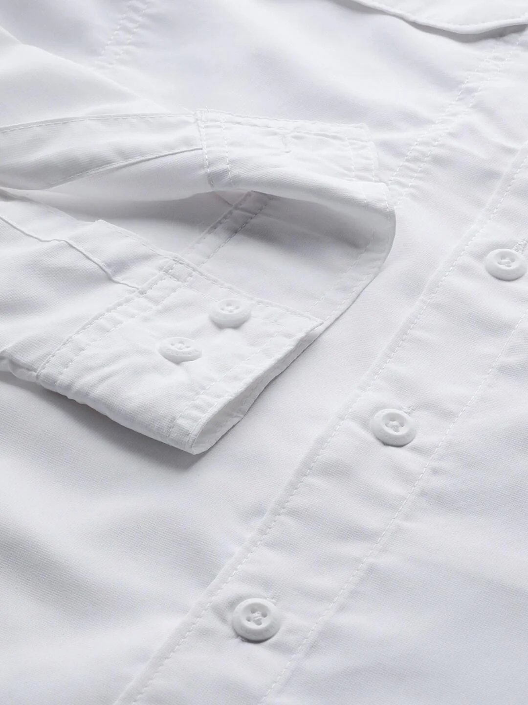 Columbia Men White Silver Ridge2.0 Long Sleeve Shirt (Sun Protection) - Image 7