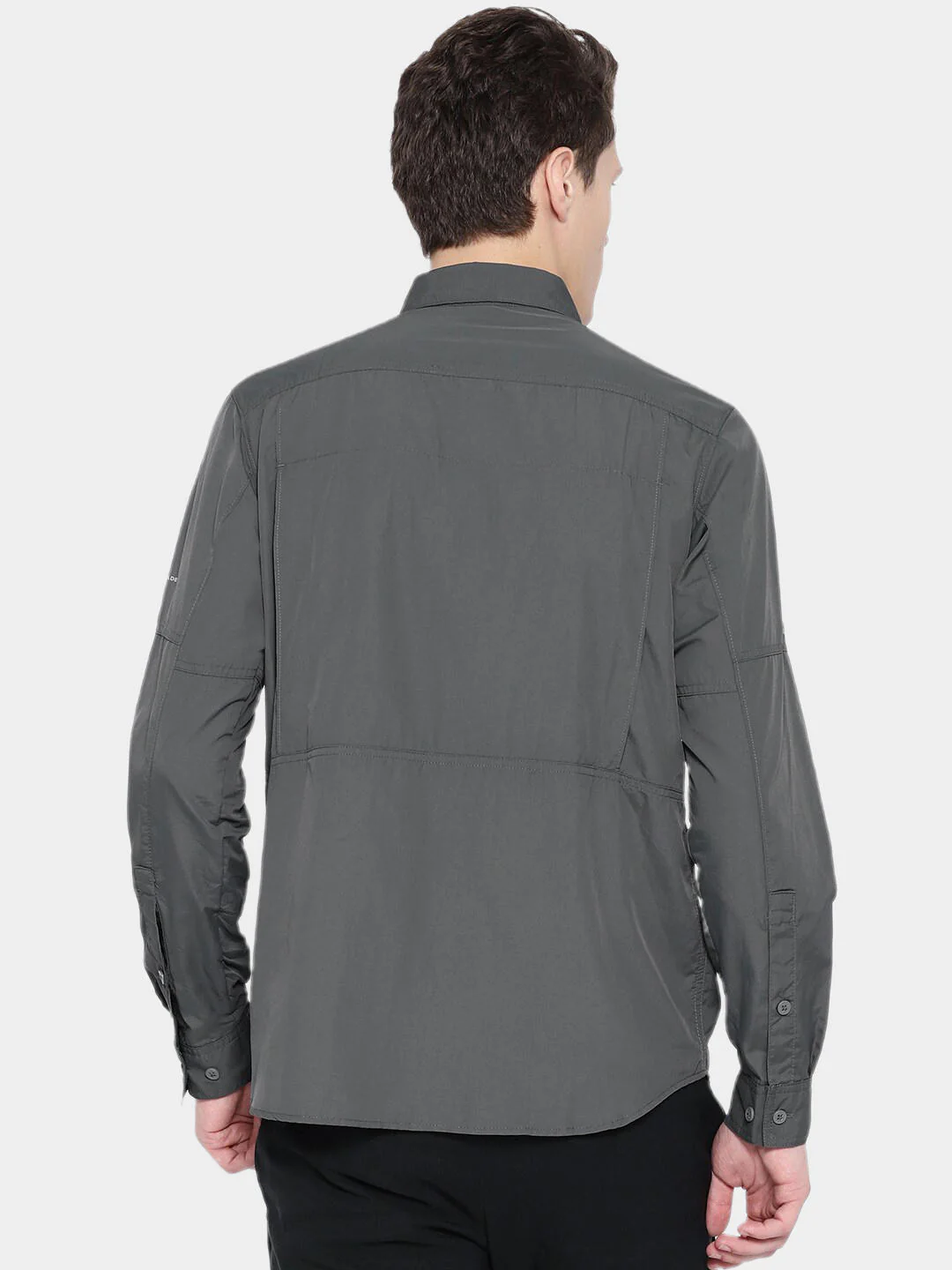 Columbia Men Grey Silver Ridge 2.0 Long Sleeve Shirt (Sun Protection) - Image 6