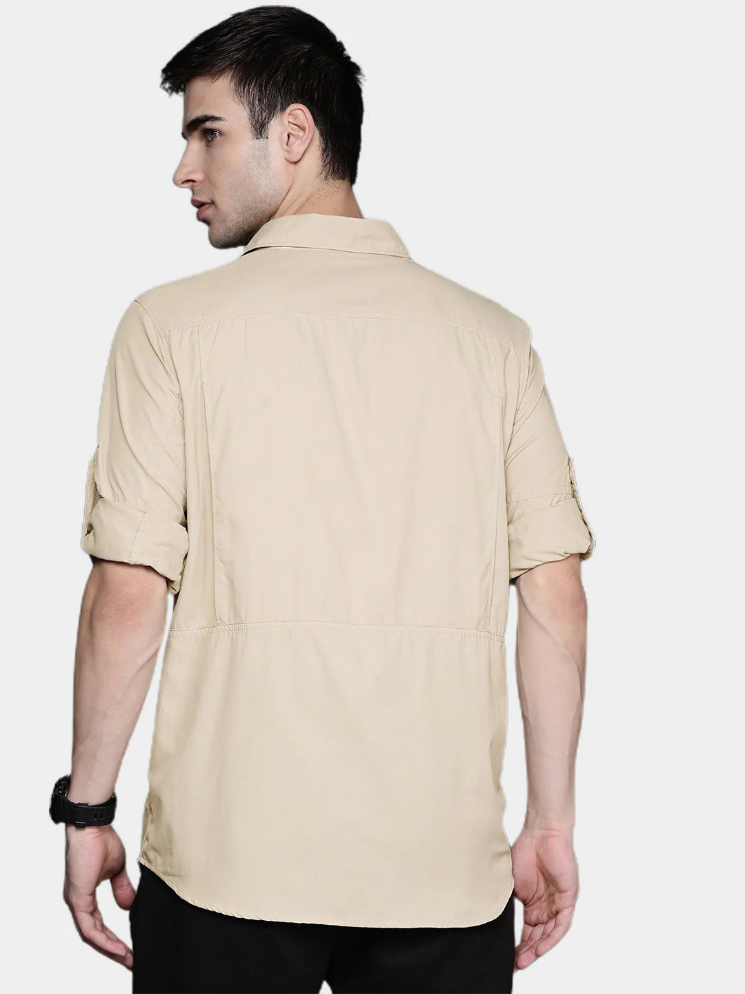 Columbia Men Beige Silver Ridge 2.0 Long Sleeve Shirt (Sun Protection) - Image 11