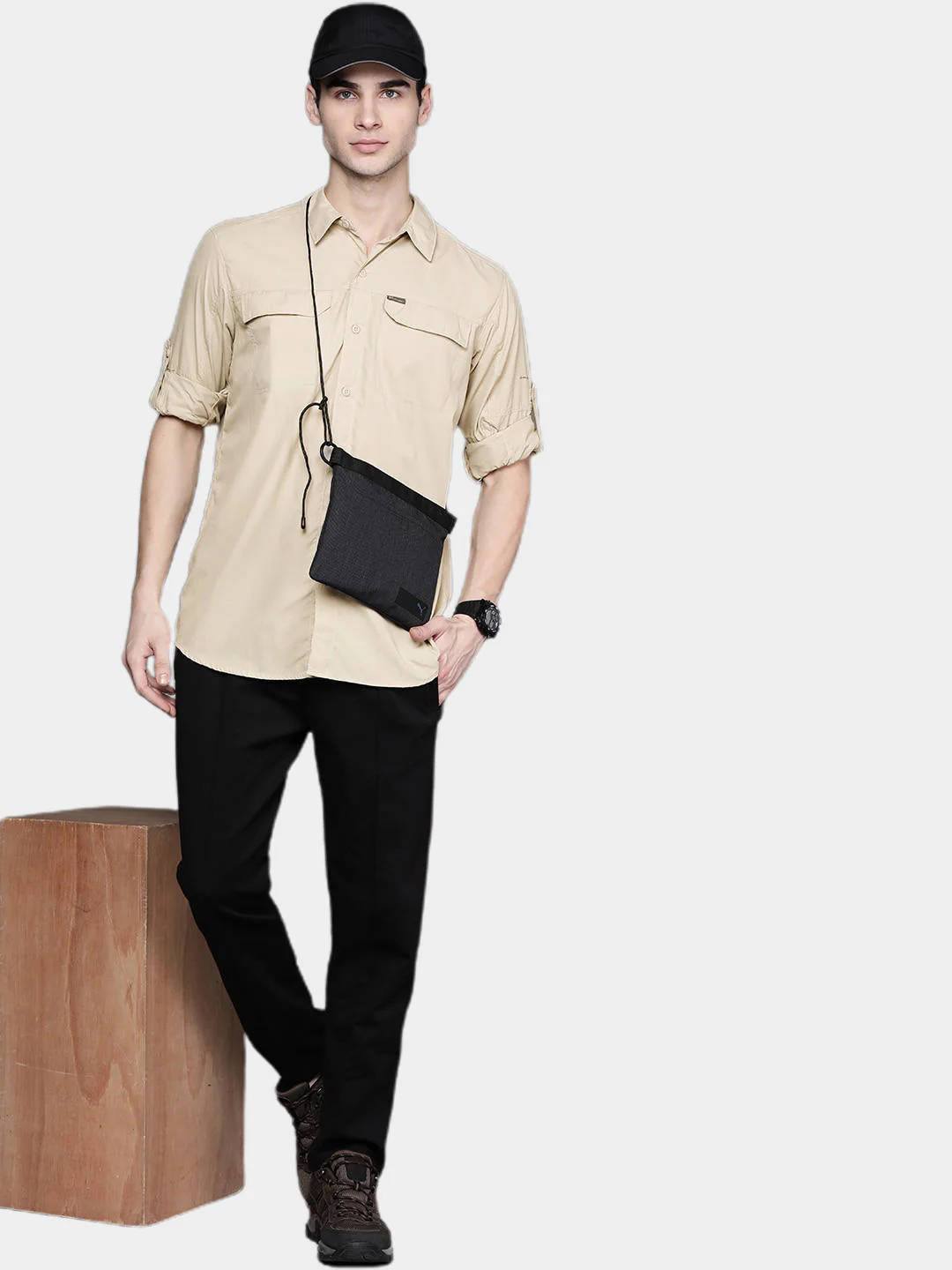 Columbia Men Beige Silver Ridge 2.0 Long Sleeve Shirt (Sun Protection) - Image 13