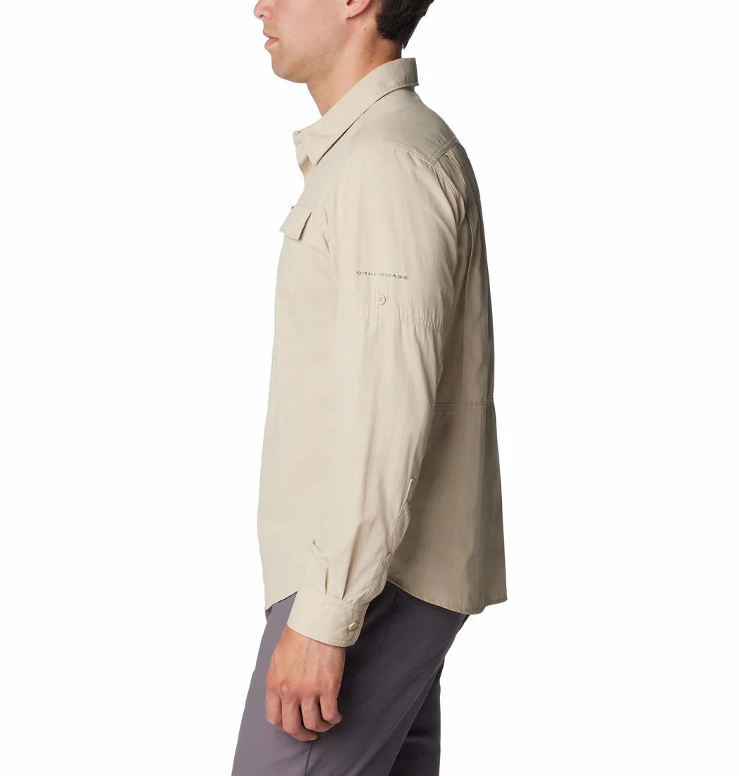 Columbia Men Beige Silver Ridge 2.0 Long Sleeve Shirt (Sun Protection) - Image 2