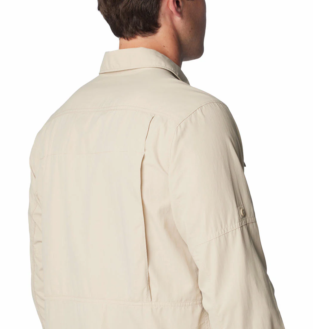 Columbia Men Beige Silver Ridge 2.0 Long Sleeve Shirt (Sun Protection) - Image 5