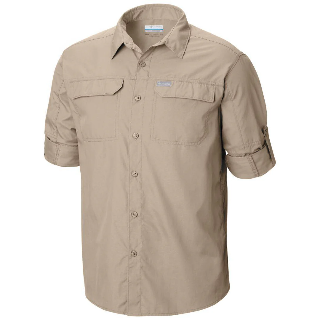 Columbia Men Brown Silver Ridge 2.0 Long Sleeve Shirt (Sun Protection) - Image 2