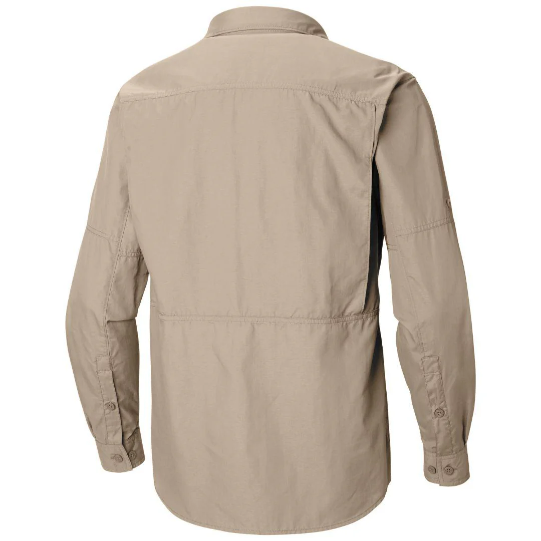 Columbia Men Brown Silver Ridge 2.0 Long Sleeve Shirt (Sun Protection) - Image 4