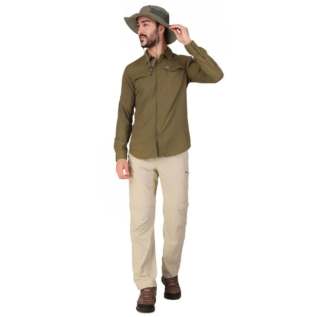 Columbia Men Green Silver Ridge 2.0 Long Sleeve Shirt (Sun Protection) - Image 5