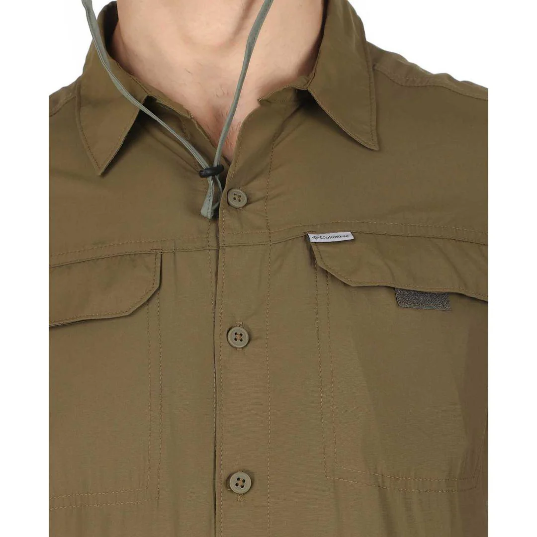 Columbia Men Green Silver Ridge 2.0 Long Sleeve Shirt (Sun Protection) - Image 6