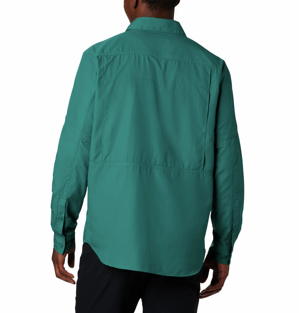 Columbia Men Blue Silver Ridge 2.0 Long Sleeve Shirt (Sun Protection) - Image 2