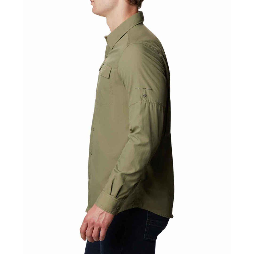 Columbia Men Green Silver Ridge 2.0 Long Sleeve Shirt (Sun Protection) - Image 5
