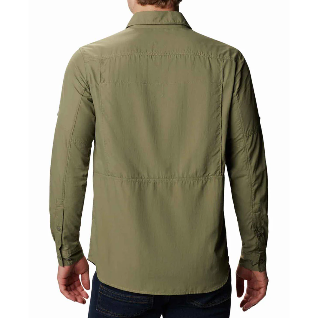 Columbia Men Green Silver Ridge 2.0 Long Sleeve Shirt (Sun Protection) - Image 7