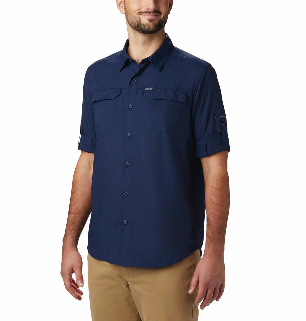 Columbia Men Blue Silver Ridge 2.0 Long Sleeve Shirt (Sun Protection) - Image 2