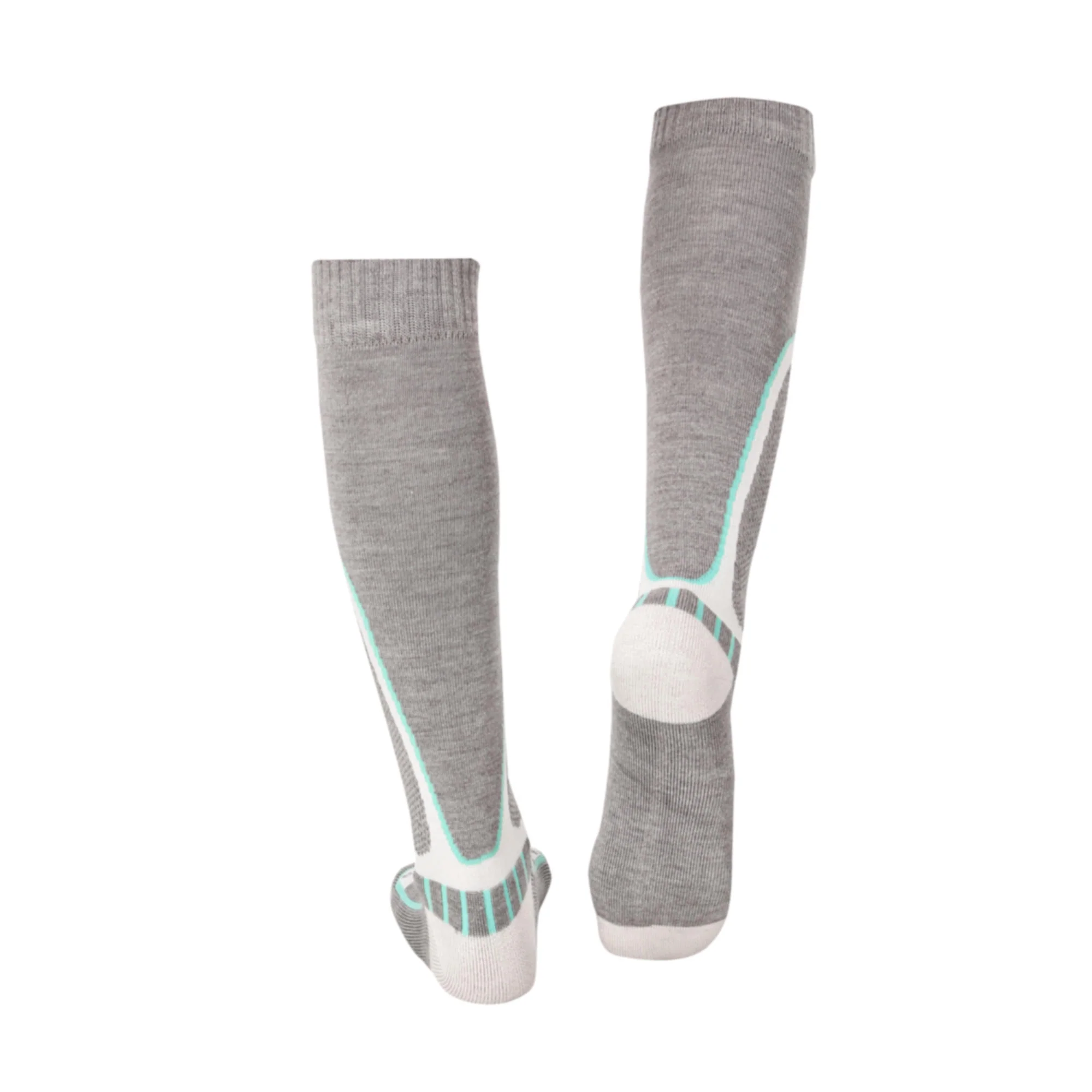 Columbia Unisex White SOCKS UX 1P SKI OTC/MED 1 PAIR   (1 Pair) (Non Returnable) - Image 2