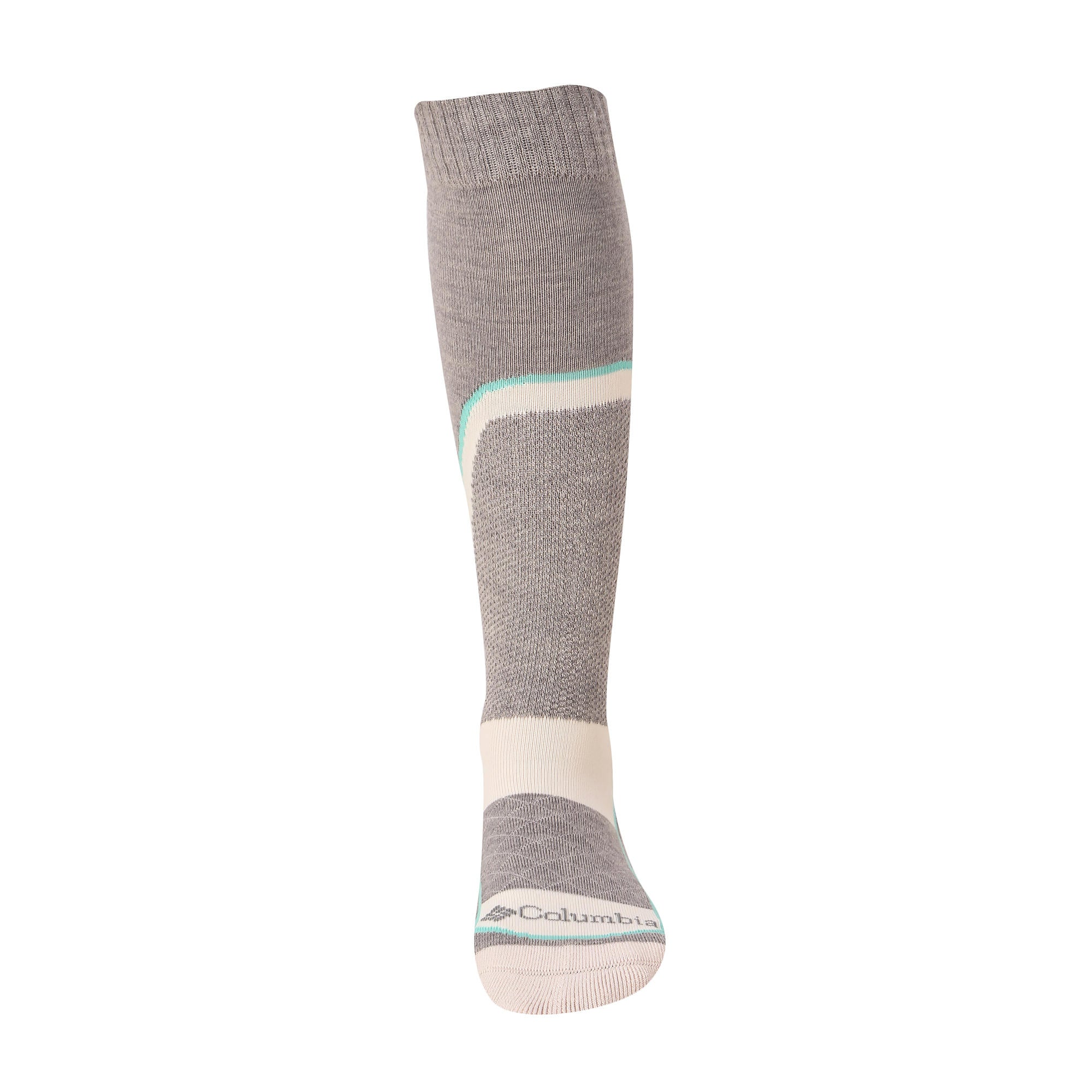 Columbia Unisex White SOCKS UX 1P SKI OTC/MED 1 PAIR   (1 Pair) (Non Returnable) - Image 4