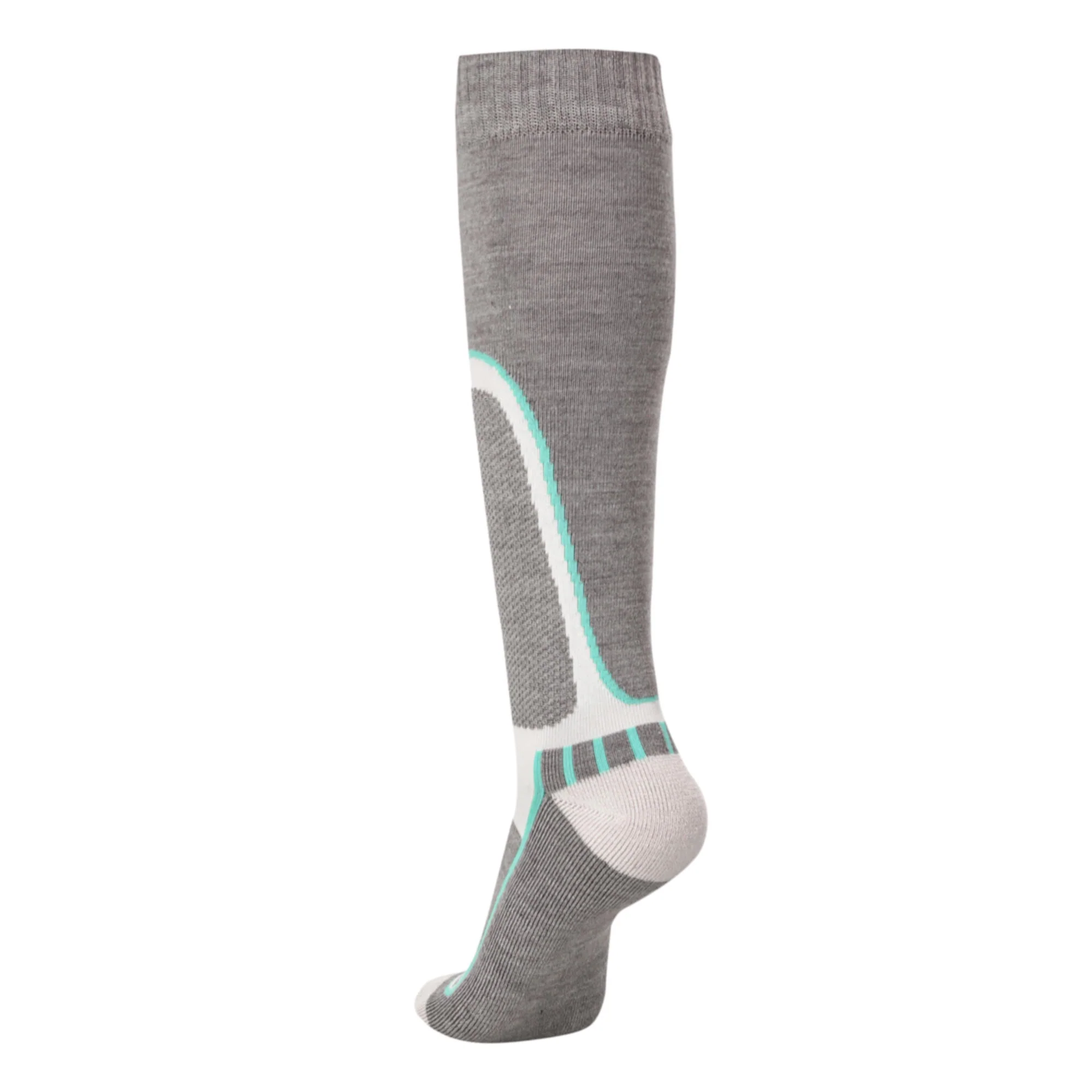 Columbia Unisex White SOCKS UX 1P SKI OTC/MED 1 PAIR   (1 Pair) (Non Returnable) - Image 5