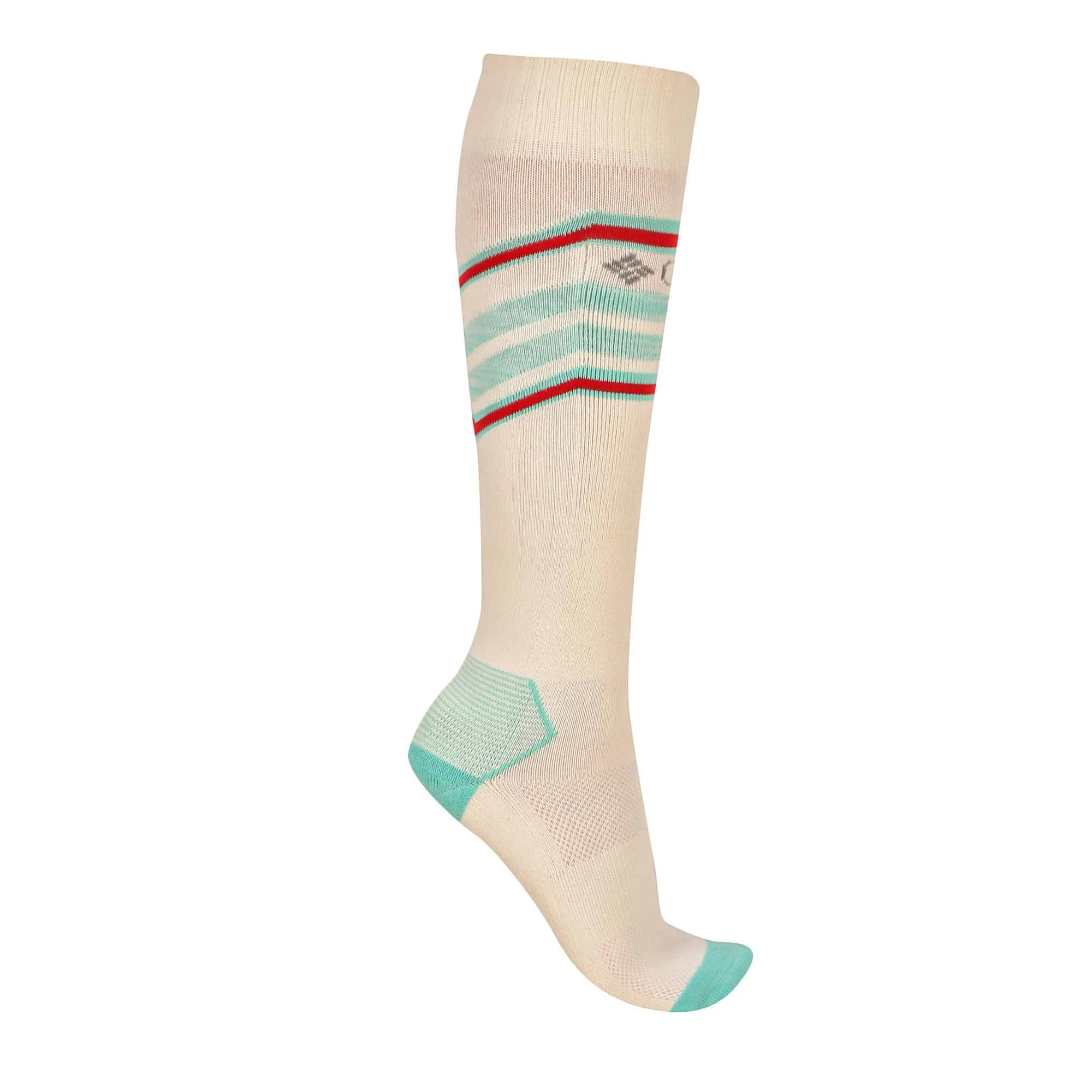 Columbia Unisex White SOCKS UX 1P SKI OTC-SNOWDRF/M  (1 Pair) (Non Returnable) - Image 3
