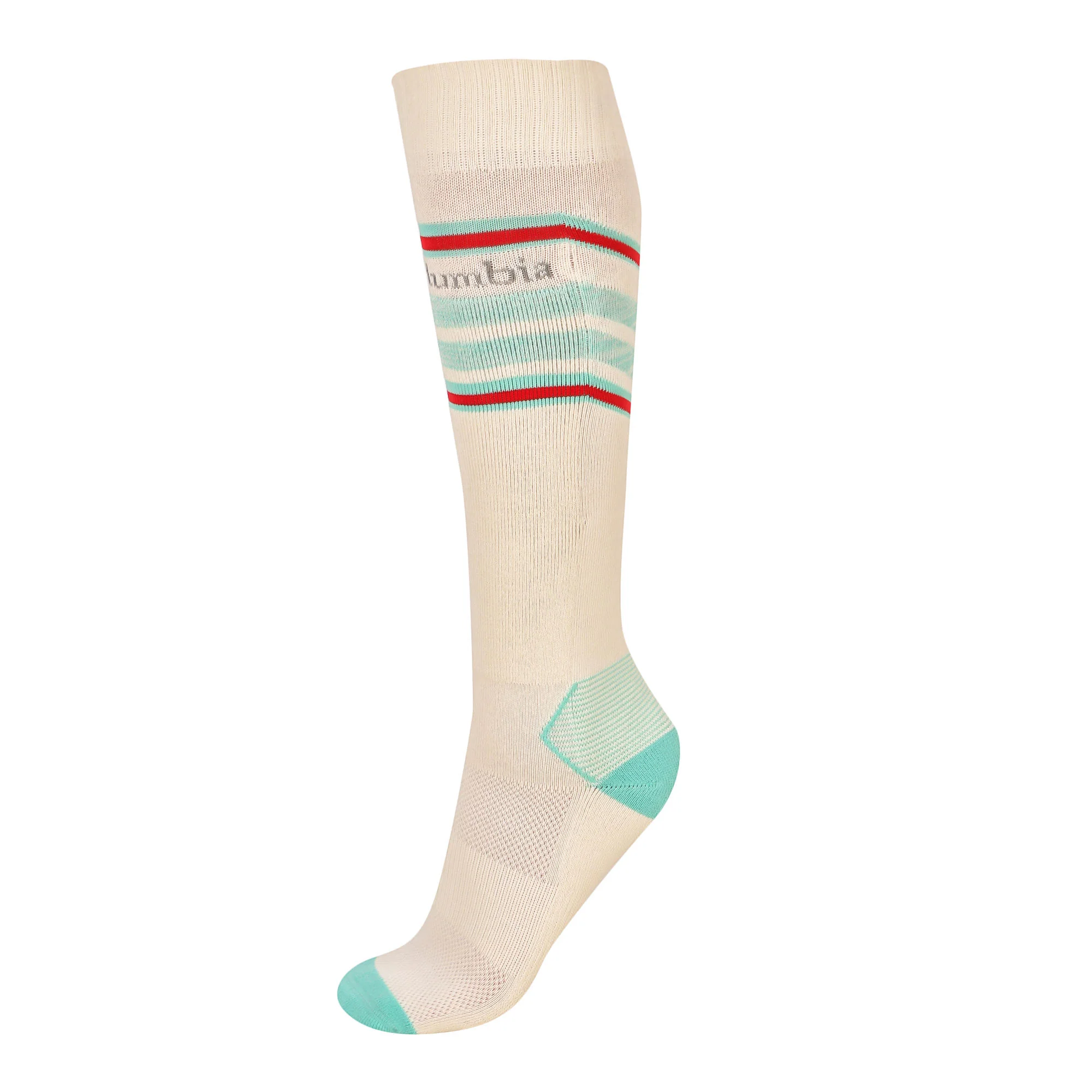 Columbia Unisex White SOCKS UX 1P SKI OTC-SNOWDRF/M  (1 Pair) (Non Returnable) - Image 4